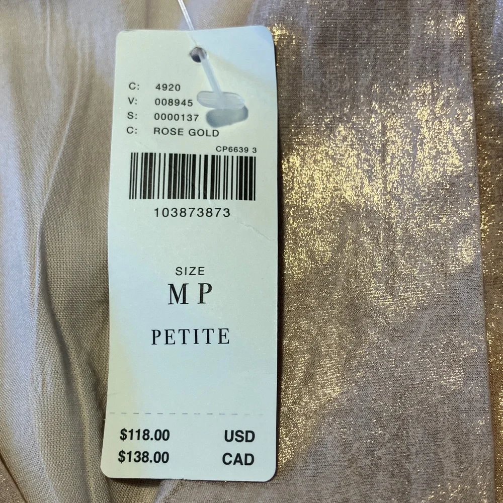 The Tommie Long-Sleeve Shine Smocked Front-Zip Blouse Maeve for Anthropologie - Picture 5 of 12